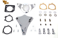HARLEY Chrom Wyatt Gatling Luftfilter-Baugruppe passend für 1993-2007 FXST, 1993-2007 FXD,