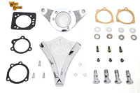 HARLEY Chrom Wyatt Gatling Luftfilter-Baugruppe passend für 1993–2007 FXST, 1993–2007 FXD,