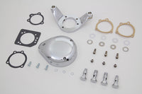 HARLEY Chrom Wyatt Gatling Luftfilter-Baugruppe passt für 1993-2007 FXST, 1993-2007 FXD,