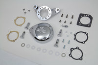 HARLEY Chrom Wyatt Gatling Luftfilter-Baugruppe passend für 1993-2007 FXST, 1993-2007 FXD,