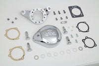 HARLEY Chrom Wyatt Gatling Luftfilter-Baugruppe passend für 1993-2007 FXST, 1993-2007 FXD,
