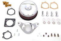 HARLEY Chrom Wyatt Gatling Luftfilter-Baugruppe passend für 1993-2007 FXD, 1993-2007 FXST,