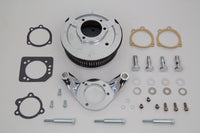 HARLEY Chrom Wyatt Gatling Luftfilter-Baugruppe passend für 1993-2007 FXD, 1993-2007 FXST,
