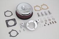 HARLEY Chrom Wyatt Gatling Luftfilter-Baugruppe passend für 1993-2007 FXD, 1993-2007 FXST,