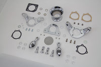 HARLEY Chrom Wyatt Gatling Velocity Stack Baugruppe passend für 1993-2007 FXST, 1993-2007 FXD,