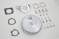 HARLEY Chrom Wyatt Gatling Luftfilter-Baugruppe passend für 1993–2007 FXST, 1993–2007 FXD,