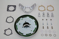 HARLEY Chrom Wyatt Gatling Luftfilter-Baugruppe passend für 1993–2007 FXST, 1993–2007 FXD,