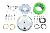 HARLEY Chrome Wyatt Gatling Luftfilterbaugruppe passend für 1993-2007 FXST, 1993-2007 FXD,