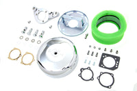 HARLEY Chrome Wyatt Gatling Luftfilterbaugruppe passend für 1993-2007 FXST, 1993-2007 FXD,