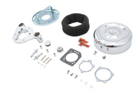 HARLEY 7 Zoll Retro Luftfilter Baugruppe Chrom Passend für 2008-2016 FLT, 2016-2017 FLST, 2016-2017 FX