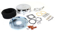 HARLEY 8 Zoll runder Luftfilter Chrom, passend für 1993-2007 FLT, 1993-2007 FXST,