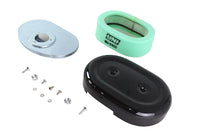 HARLEY Ovaler Luftfilterkasten schwarz Passend für 1972-1984 FL, 1972-1984 FX, 1972-1987 XL,