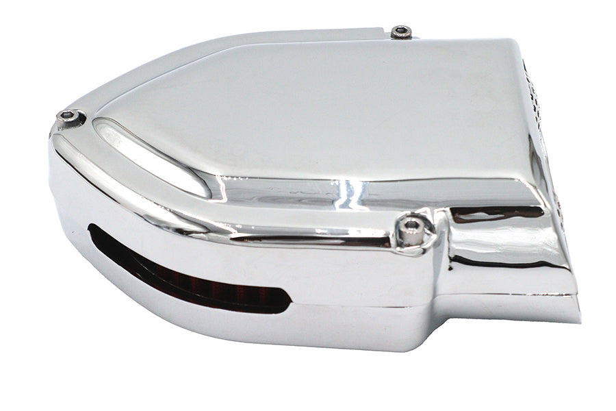 HARLEY Wyatt Gatling Chrom V-Charger Luftfilter passend für 2016-2017 FXST, 2016-2017 FLST, 2008-2016
