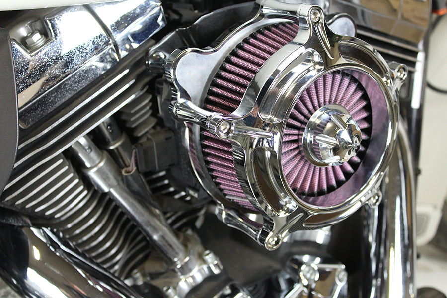 HARLEY Exposed Filter Luftfilter-Kit Chrom Passend für 2008-2016 FLT, 2008-2016 FLHTCUTG, 2016-2017 F