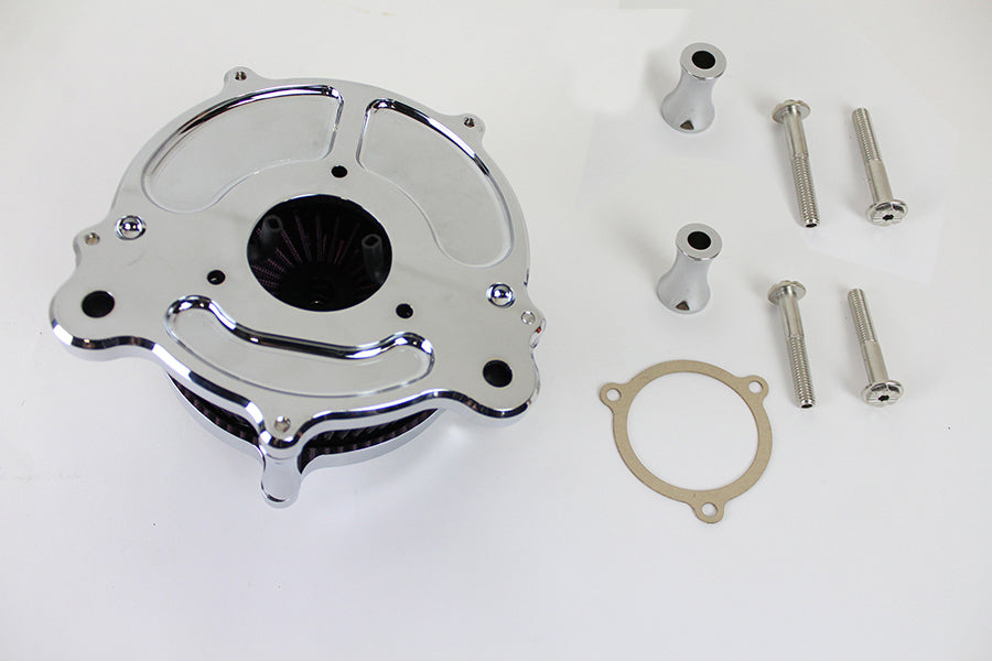 HARLEY Exposed Filter Luftfilter-Kit Chrom Passend für 2008-2016 FLT, 2008-2016 FLHTCUTG, 2016-2017 F