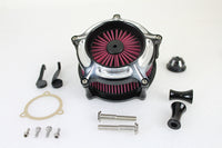 HARLEY Exposed Filter Luftfilter-Kit Schwarz Passend für 2008-2016 FLT, 2008-2016 FLHTCUTG, Modelle 2016-20