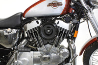 HARLEY Black Wyatt Gatling Luftfilter-Baugruppe passend für XL ab Bj. 1991