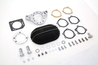 HARLEY Black Wyatt Gatling Luftfilterbaugruppe passend für XL ab Baujahr 1991,