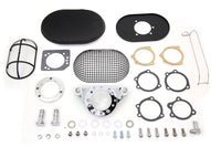 HARLEY Black Wyatt Gatling Luftfilterbaugruppe passend für XL ab Baujahr 1991,