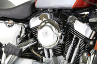 HARLEY Verchromter Wyatt Gatling Luftfilter für XL Modelle ab 1991,