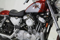 HARLEY Verchromter Wyatt Gatling Luftfilter für XL Modelle ab 1991,