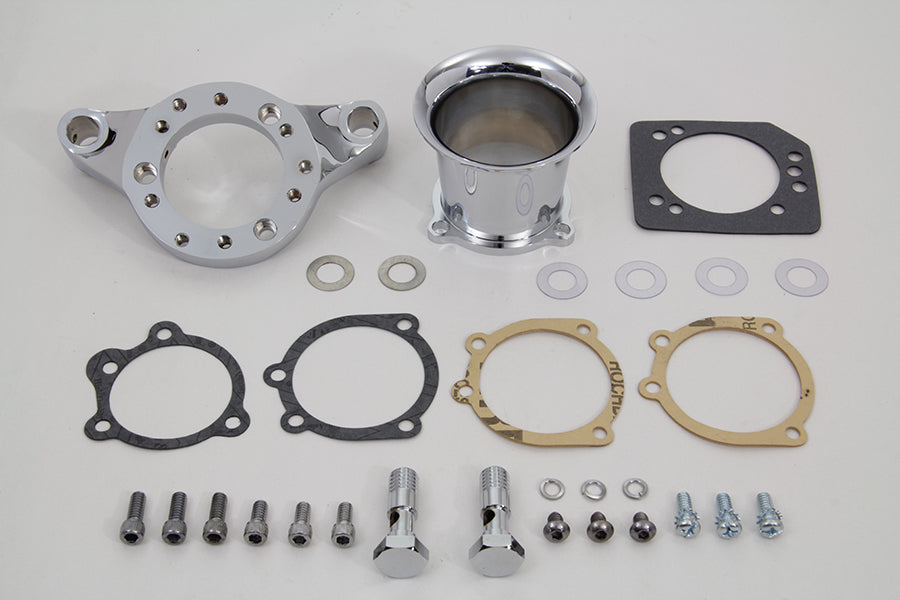 HARLEY Chrom Wyatt Gatling Velocity Stack Baugruppe passend für XL ab Bj. 1991,