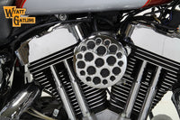 HARLEY Verchromter Wyatt Gatling Luftfilter-Baugruppe passend für XL ab Baujahr 1991,