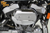 HARLEY Verchromter Wyatt Gatling Luftfilter für XL Modelle ab Baujahr 1991,