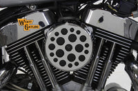 HARLEY Chrom Wyatt Gatling Luftfiltergehäuse passt für XL Modelle ab 1991,