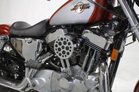 HARLEY Chrom Wyatt Gatling Luftfiltergehäuse passt für XL Modelle ab 1991,