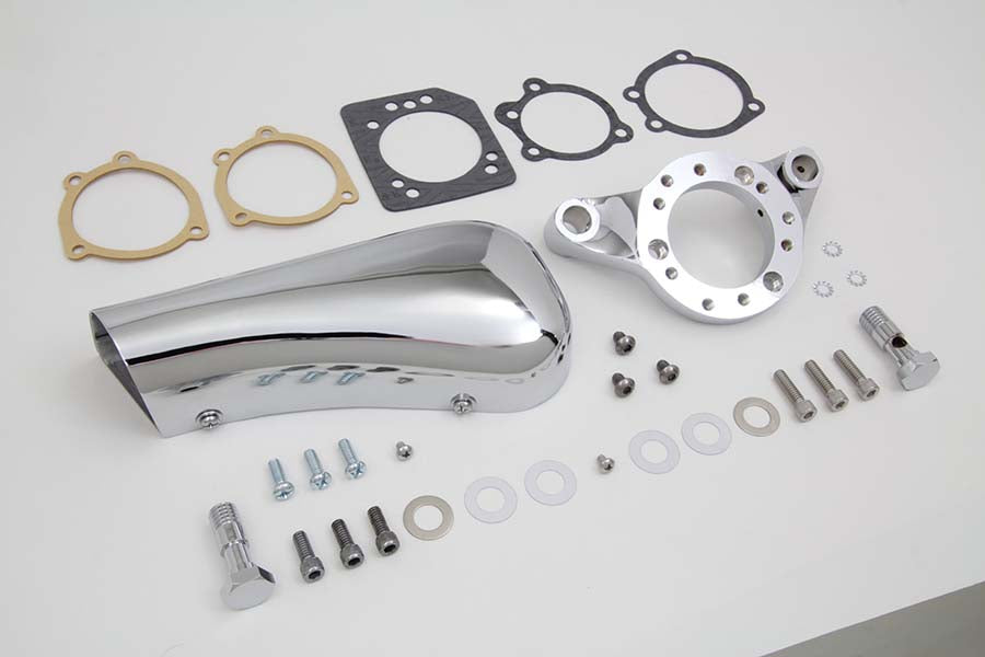 HARLEY Chrome Wyatt Gatling Schnorchel-Luftfilterbaugruppe passt XL ab 1991,