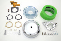 HARLEY Chrom Wyatt Gatling Luftfilter-Baugruppe passend für XL ab Baujahr 1991,