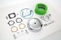HARLEY Chrom Wyatt Gatling Luftfilter-Baugruppe passend für XL ab Baujahr 1991,
