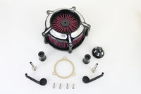 HARLEY Exposed Filter Luftfilter-Kit Schwarz Passend für 2001–2015 FLST, mit Vergaser oder EFI 1999–2015 FX