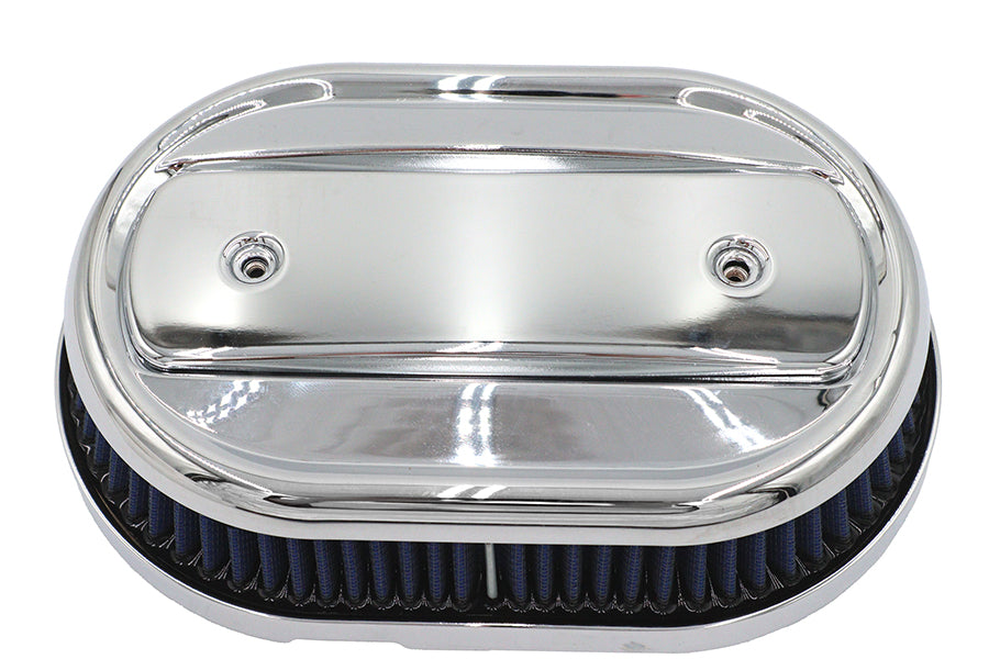 HARLEY M8 Oval Luftfilterabdeckung Kit Chrom Passt 2018-2024 FLST,   2018-2024 FXST,   2017-UP FLT,