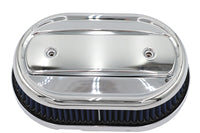 HARLEY M8 Oval Luftfilterabdeckung Kit Chrom Passt 2018-2024 FLST,   2018-2024 FXST,   2017-UP FLT,