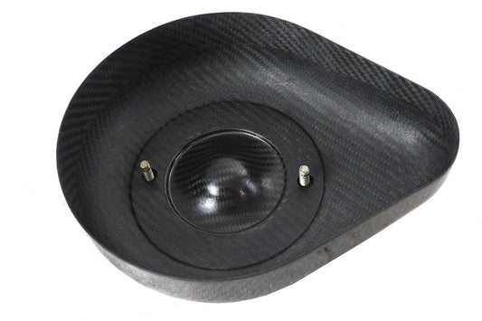 HARLEY Teardrop Air Cleaner Cover Carbon Fiber Fits 0-  Custom, application for OKO and S&S air clea