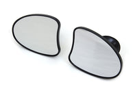 HARLEY Mini Verkleidungsspiegel-Set Schwarz passend für 2014-UP FLT,