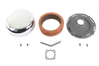 HARLEY 7 Zoll Chrom J Slot Luftfilter Passend für 1941-1948 UL, 1941-1952 WL,