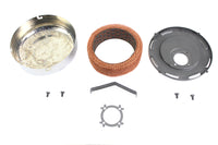 HARLEY 7 Zoll Chrom J Slot Luftfilter Passend für 1941-1948 UL, 1941-1952 WL,