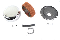 HARLEY 7 Zoll Chrom J Slot Luftfilter Passend für 1941-1948 UL, 1941-1952 WL,