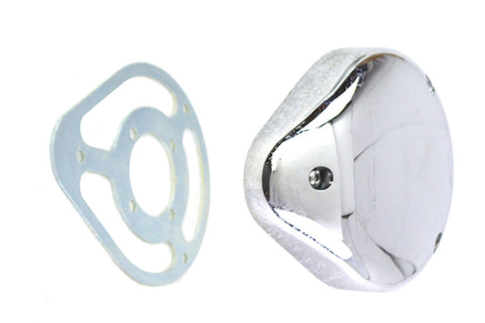 HARLEY 5 Zoll Teardrop Linkert Cover Kit Chrom passend für 1941-1965 FL,