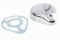 HARLEY 5 Zoll Teardrop Linkert Cover Kit Chrom passend für 1941-1965 FL,