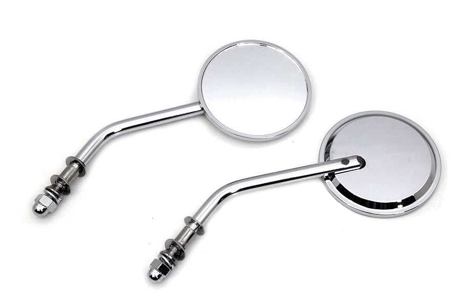 HARLEY Mini-Rundspiegel-Set Chrom Passt 0-  Alle Modelle für linke und rechte Seite