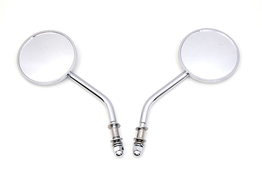 HARLEY Mini-Rundspiegel-Set Chrom Passt 0-  Alle Modelle für linke und rechte Seite