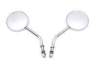 HARLEY Mini-Rundspiegel-Set Chrom Passt 0-  Alle Modelle für linke und rechte Seite