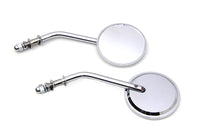 HARLEY Mini-Rundspiegel-Set Chrom Passt 0-  Alle Modelle für linke und rechte Seite