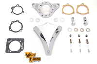 HARLEY Chrome Wyatt Gatling Luftfilterbaugruppe passend für XL ab Baujahr 1991,