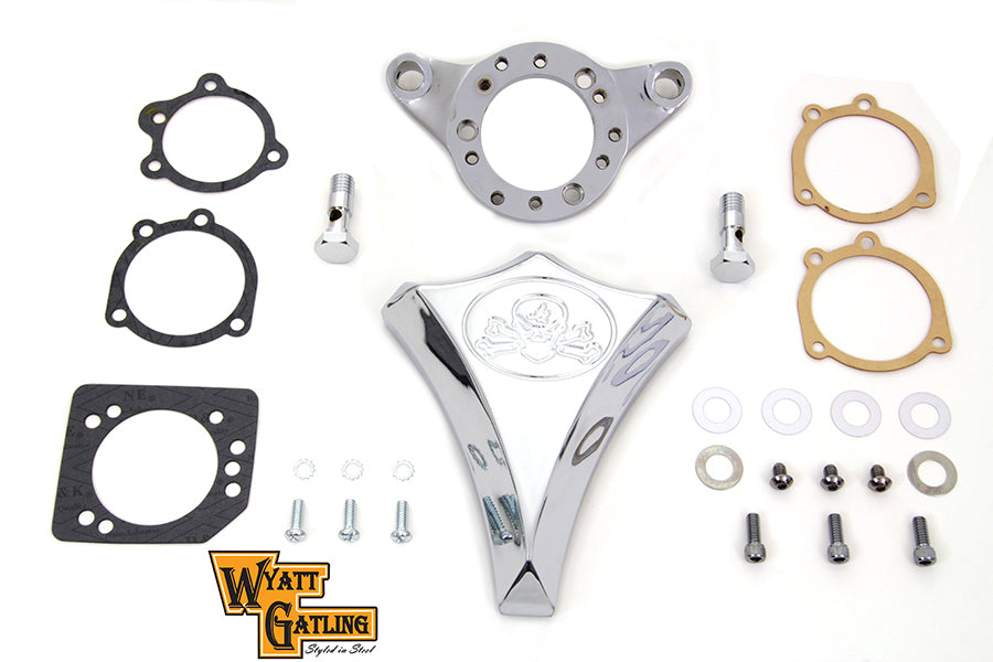 HARLEY Chrom Wyatt Gatling Luftfilterbaugruppe passt 1991-UP XL,