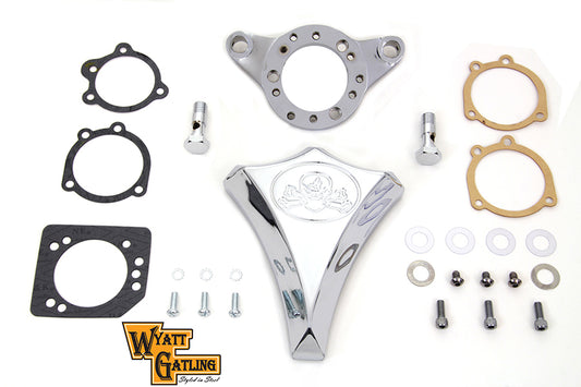HARLEY Chrom Wyatt Gatling Luftfilterbaugruppe passt 1991-UP XL,